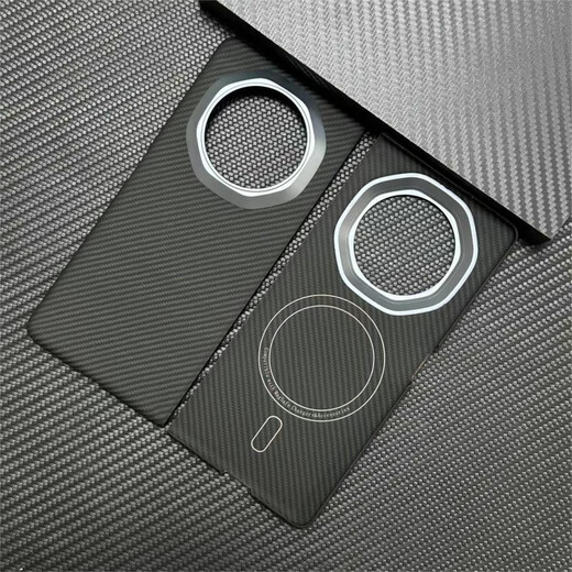 Huawei (HUAWEI) original quality Jingying Kevlar applicable thin center shaft mobile phone case Magic V3 aramid fiber material, coarse grain 1500D fine holes, single back cover Magic V3