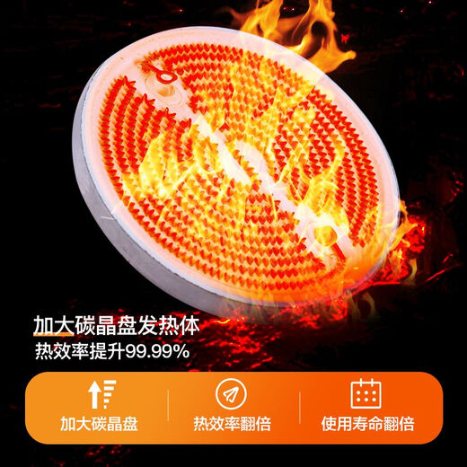 Yangzi small sun heater energy-saving electric heater home heating extra large bathroom bedroom lift electric heating fan peach white upgraded plus size mechanical model standard line