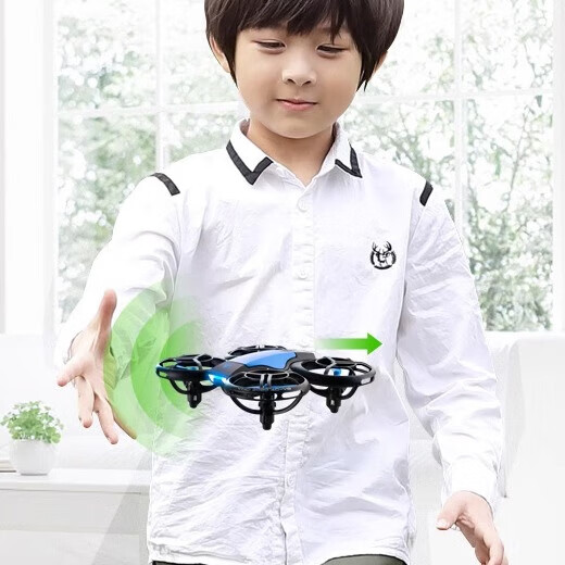 Mini UAV Photographie Aérienne HD Avion Télécommandé Quadcopter Jouet pour Élèves du Primaire Cadeau pour Enfants Jouet 8K Photographie Aérienne Intelligent Flux Optique Hover Noir Sac de Rangement Portable Double Mode