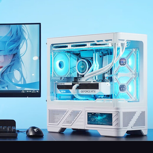 ASUS family bucket 9800x3d host RTX5070Ti 5080/5070 graphics card assembly computer host game host e-sports design desktop host DIY complete machine 9800X3D+32G+1T丨Configuration one