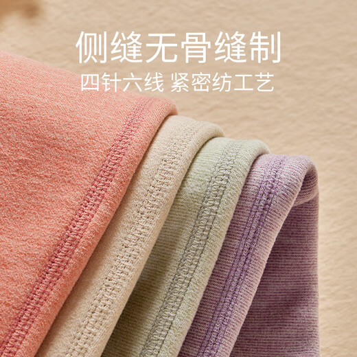 Red bean mid-collar thermal underwear for women, thickened and velvet, semi-turtle collar, autumn underwear, mother's style, heated inner shirt and underpants set, mid-collar black and gray suit, S 75-90Jin Jin is equal to 0.5 kg