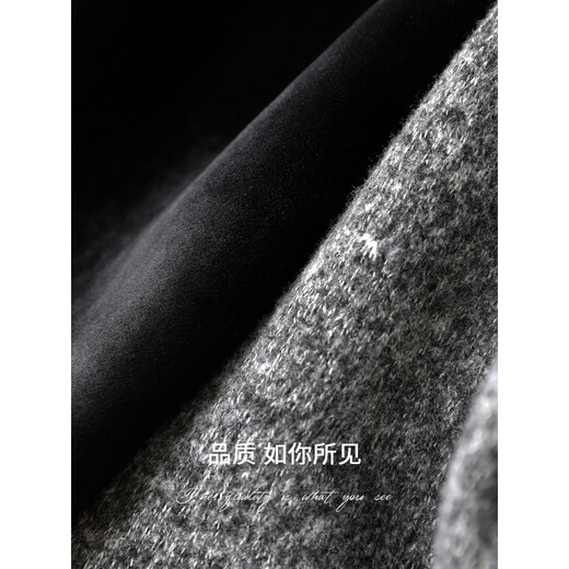 COCOBELLA pre-sale temperament gray imitation cashmere knitted jacket 2025 new casual hooded top SC3236 floral gray S