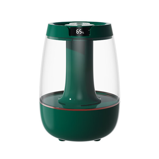 LZJV double spray digital display humidifier bedroom silent home desktop large capacity mist usb air humidifier large spray elegant white double spray port - large capacity 3 liters