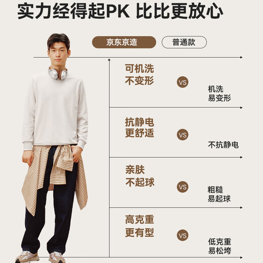 Made in Tokyo 100% long-staple cotton sweatshirt men's autumn coat men's clothing long-sleeved t-shirt for men and women black XL