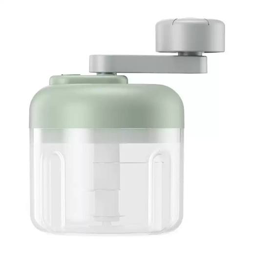 Yusenyi Garlic Artifact Home Hand-cranked Meat Grinder Small Manual Garlic Beater Kitchen Garlic Garlic Puller Minced Garlic 100ML White Three-speed Adjustable Hand-cranked Garlic Maker