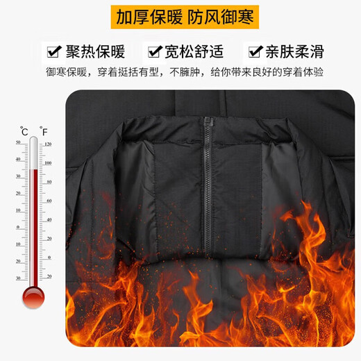 Adidas Casual Fashion Trend Jacket Windproof Warm Comfortable Down Jacket Men's HN4793 S