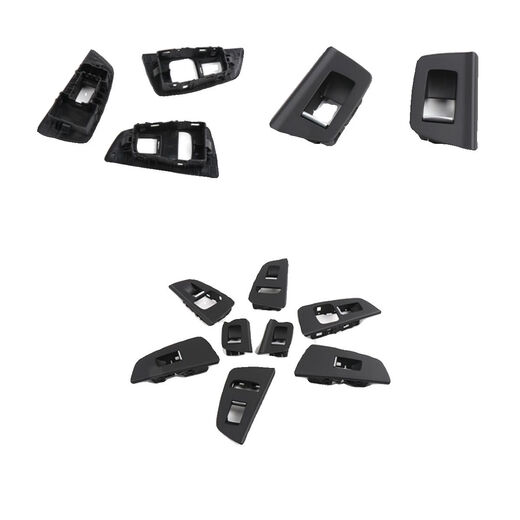 Litian suitable for BMW 5 Series G38525528530 window glass lift switch button cover panel outer frame left rear-middle configuration-black