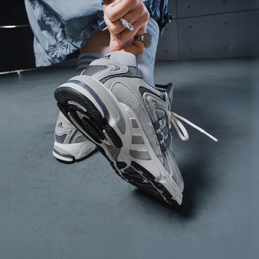 Adidas flashback shoes RESPONSE CL fit dad shoes for men and women Adidas official clover light gray/dark gray 40