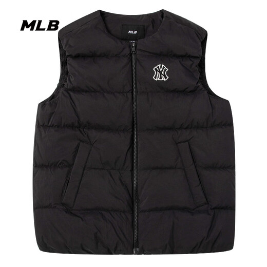 MLB down vest for boys and girls NY small standard children's down jacket jacket sleeveless thermal vest 7ADVBL136 black/50BKS New York Yankees 110