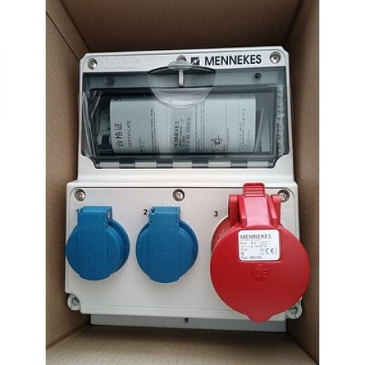 MENNEKES AMAXX combination socket box item number distribution box control box red