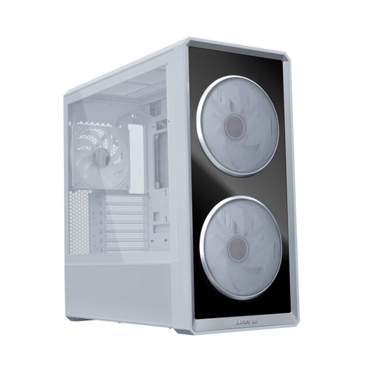LIANLI联力L217 INF 无限镜版 中塔式台式电竞游戏机箱 白色 电源双装/支持EATX主板/支持背插/