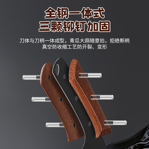 拜格（BAYCO）菜刀三件套 切片切肉切菜多用刀水果刀厨房剪刀厨房刀具全套组合家用 TZ19910