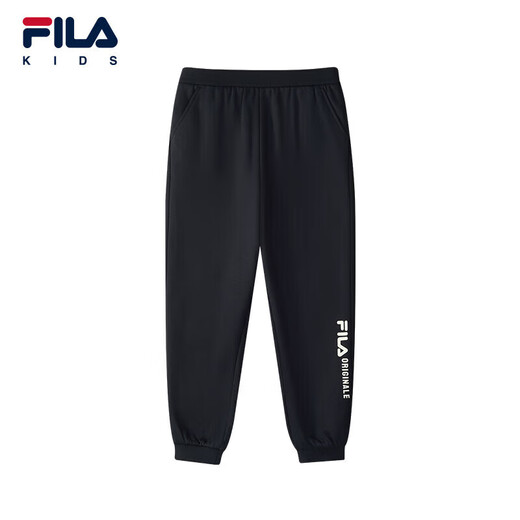 FILA【抗菌功能】斐乐儿童童装2025年冬季男童中大童加绒长裤