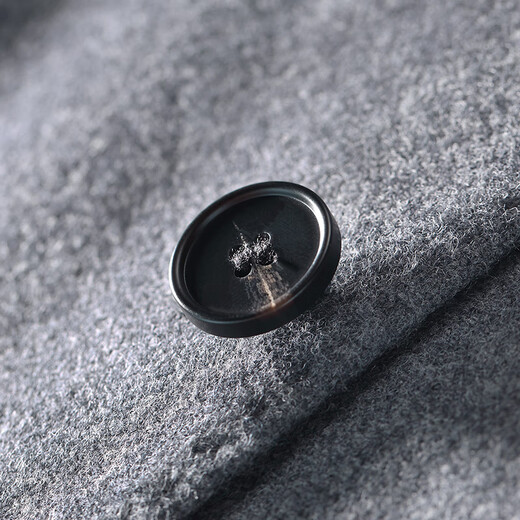 Guillaume de Mons pure wool suit men's business formal suit complete set of men's groom's wedding dress suit thickened gray top + pants MXF076 52