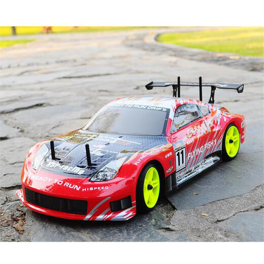 ZIFAN remote control off-road vehicle four-wheel drive fuel 22 high-speed oil motor vehicle drift car racing flat running model children's electric vehicle standard with remote control
