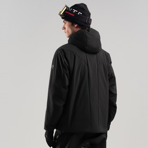 DESCENTE Desante SNOWBOARD series of cotton-padded clothes for men and women BK-black L (175/96A)