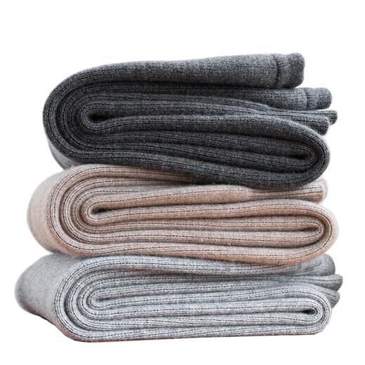 Or's prolific cashmere pants for men and women, thickened and warm, high-waisted, slim-fit, autumn and winter, men's thickened and warm, men's thickened, dark gray (recommended 5 to minus 25) XL