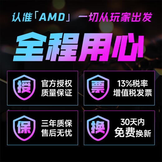 AMD Ryzen R5 9600X host 5060 complete machine/5060TI/7650GRE/9060XT graphics card 7500F e-sports gaming computer desktop DIY assembly machine sea view room R5 7500F+RX7650GRE丨2