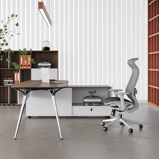 Guanjuenad boss table simple modern president table single office furniture executive table manager desk chair supervisor table color color card