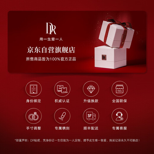 DR Spot Round Diamond Thrill of Love BELIEVE Proposal Diamond Ring Platinum Ring for Women 9 Points H Color SI1 No. 14