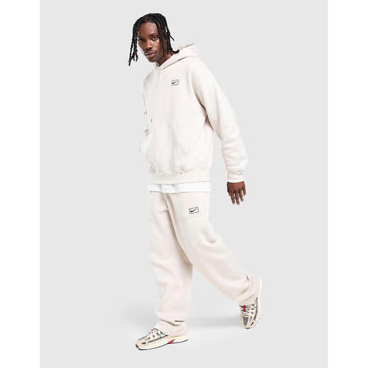 Nike (NIKE) men's sweatpants are warm, comfortable, breathable, easy to put on and take off, cotton and velvet, loose and long for daily wear Ice Ghiacchio One size | L