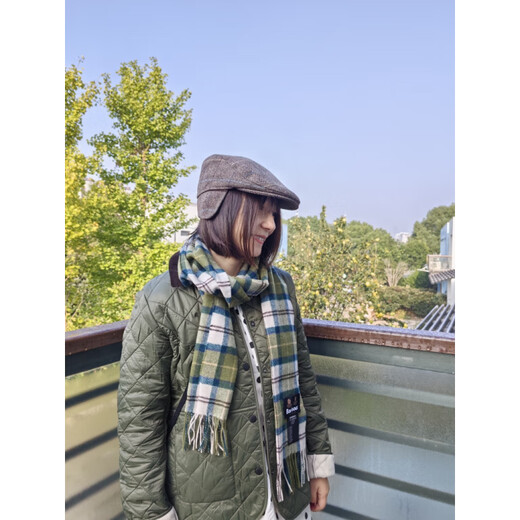 Barbourlp velvet beret woolen British retro winter hat gentleman hat official flagship authentic 066591 charcoal erring non-ear protection M (56-58c)