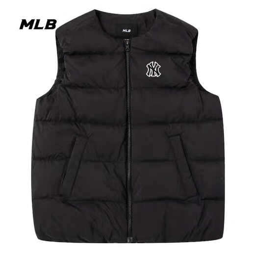 MLB down vest for boys and girls NY small standard children's down jacket jacket sleeveless thermal vest 7ADVBL136 black/50BKS New York Yankees 110