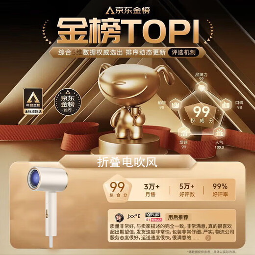 High-speed hair dryer, foldable dormitory hair dryer, home silent negative ion high-power non-harming hair constant temperature hair care barber shop hair dryer space gray 1800W wind power upgrade + double-layer insulation