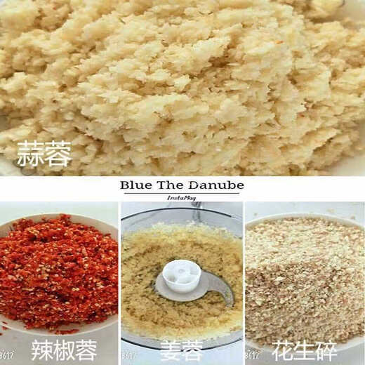 Qiaobolai Electric Commercial Ginger and Garlic Chopping Machine Wholesale White