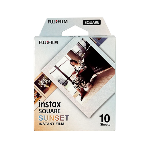 FUJIFILM INSTAX SQUARE square white edge photo paper/lace photo paper sunset photo paper-10 sheets