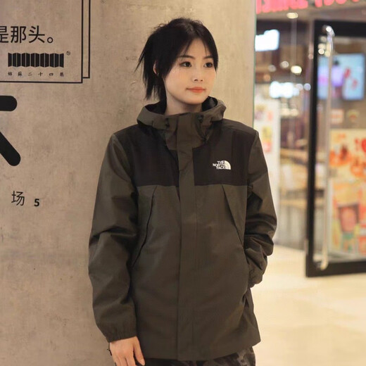 Dynamic North Face Beijia Jacket Windproof and Waterproof Spring and Summer Outdoor Mountaineering Camping Ski Touring Fishing Loose Men's Jacket Black S