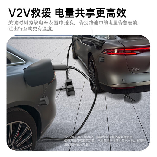 Teledian car-mounted portable charging and discharging integrated gun. On-board charging 3.5kw charging and discharging gun dual-purpose new energy vehicle 5 meters. Adapted to the ideal extreme krypton BYD to ask the public ID