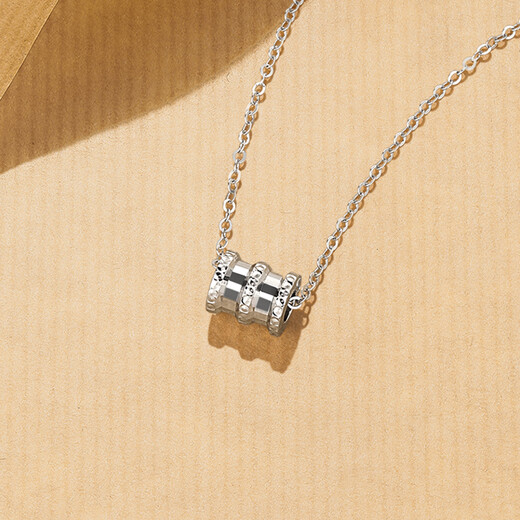 Saturday Fortune (ZLF) Platinum Pendant Women's PT950 Platinum Pendant Classic Small Waist Pendant 1.12g