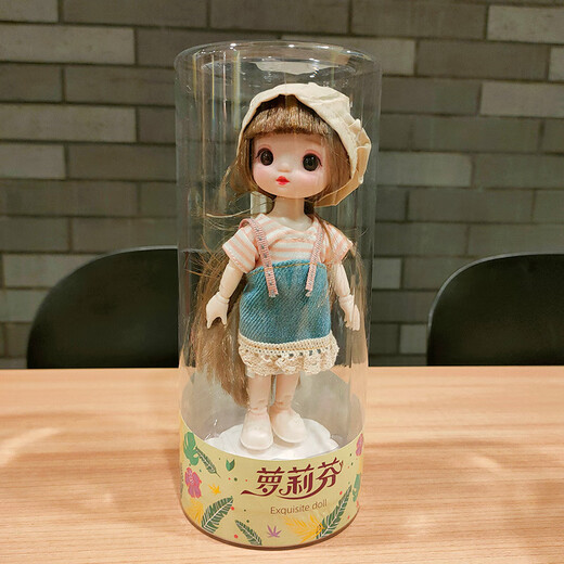 Shantou Lincun Lolifen 15CM doll princess children's toy birthday gift 5012 B style purple overalls