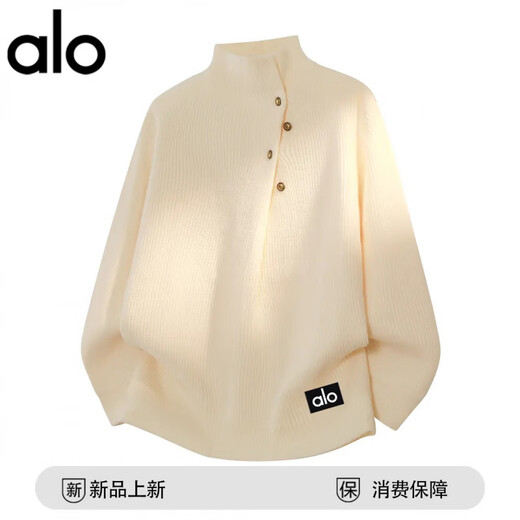 ALO official outlet alo trendy brand autumn trendy design stand-up collar sweater skin-friendly and warm couple tops red L 105-120Jin Jin equals 0.5 kg