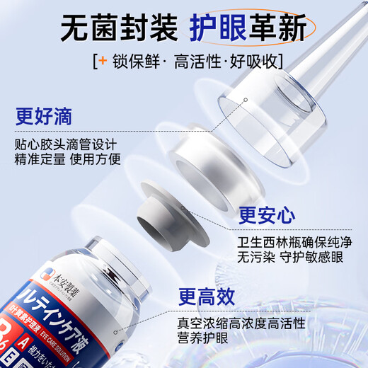 Japanische Lutein-Augentropfen von Honan Pharmaceutical. Nicht-Augentropfen. Lindern Müdigkeit, trockene Augen, Adstringenz der Augen, verschwommenes Sehen und übermäßigen Juckreiz in den Augen