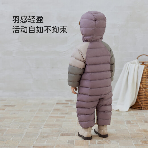Babylove baby down jacket jumpsuit winter warm outing clothes for men and women baby hooded sweatshirt winter clothing