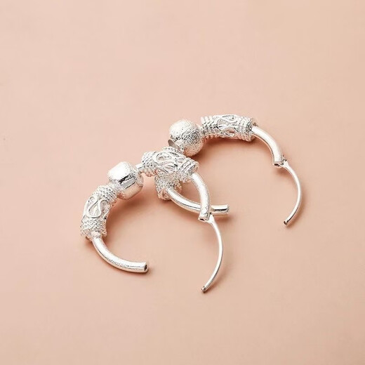 Ruyi bead earrings are light, luxurious, versatile, fashionable, niche design earrings, gift box style, transfer bead earrings