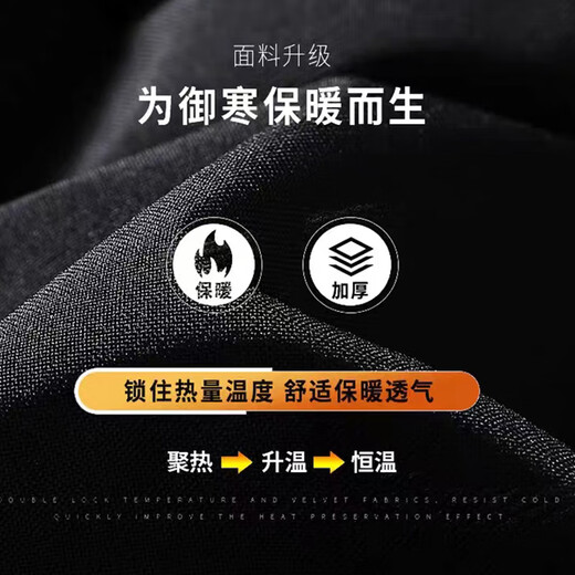 Woodpecker (TUCANO) winter men's velvet and thickened daddy cotton coats for middle-aged and elderly people, warm removable hooded jackets for men