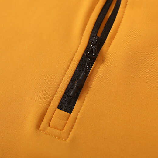 Under Armor fitness long-sleeved men's loose elastic half-zip sports t-shirt American running autumn and winter basketball training cycling jersey black 2XL recommended 170-190Jin Jin equals 0.5 kg