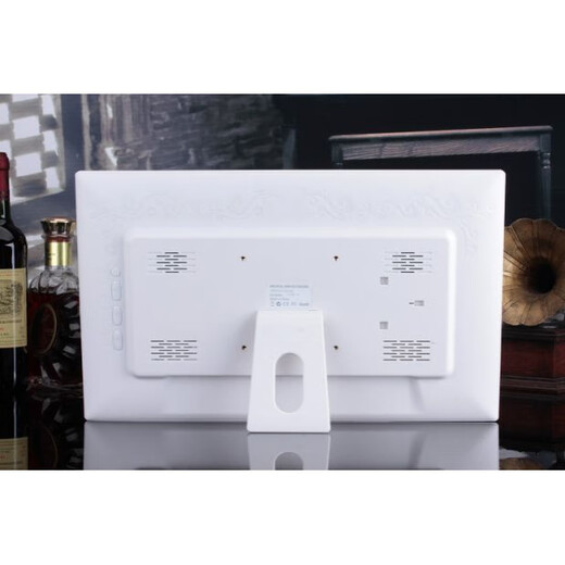 Promotion Huaqiangbei L'écran LED haute définition de 17 pouces/19 pouces/22 pouces peut être un cadre photo numérique mural/un but d'affichage de machine publicitaire 17 pouces blanc ou noir + carte 16G