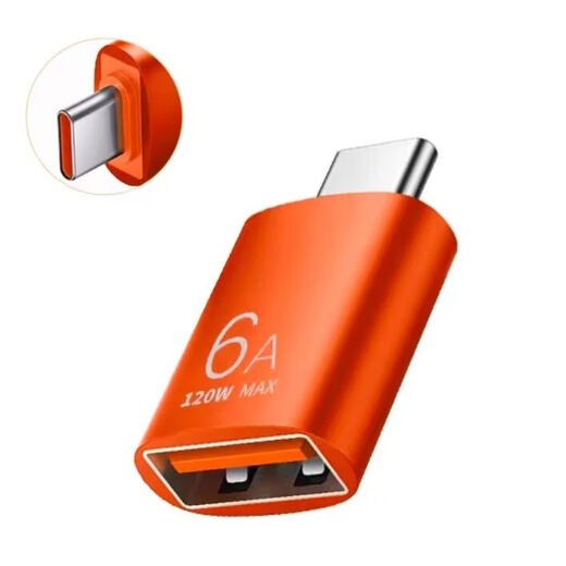 Creative accessories suitable for OTG adapter USB converter universal mobile phone U disk hard disk external storage device data cable 3.1 Android universal converter-black type-c to USB