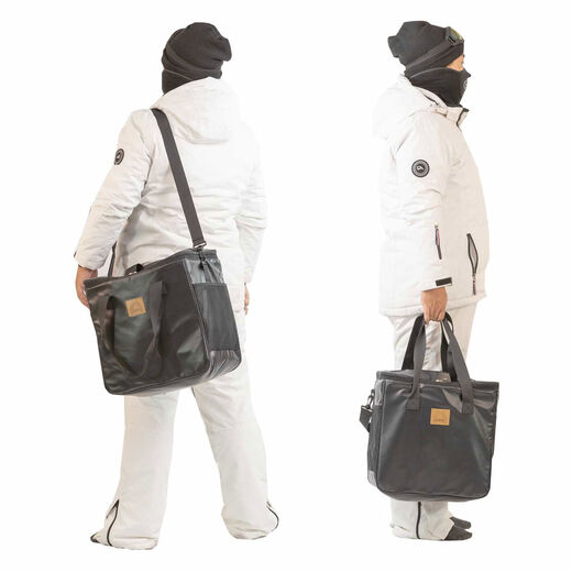 三栖虎防水滑雪鞋包 单板鞋包 双板鞋包 靴子包 完全防水 46码 加 黑色皮面防水款46码