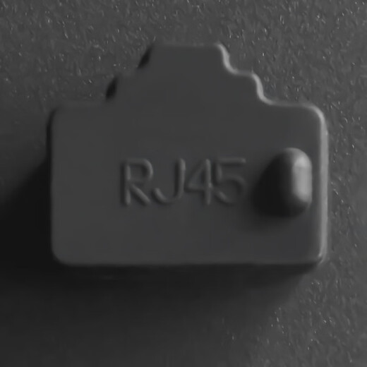 Xiye network port dust-proof rubber plug computer router switch server plug LAN network cable port sealer black 5 pieces