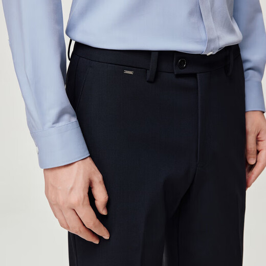 Jiumuwang men's trousers, anti-static and not easy to fade, worry-free trousers for winter, velvet warm and skin-friendly trousers for men in autumn and winter