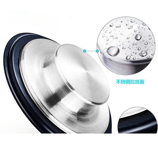 Baker Bass food waste disposer accessories grinder sink water seal lid basin plug stainless steel