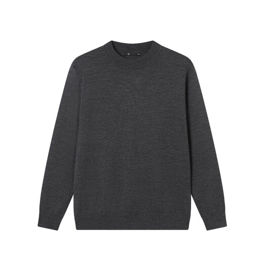 Made in Tokyo, machine washable woolen sweater, sweater, sweater, men's round neck 25 autumn and winter new coat, gray L