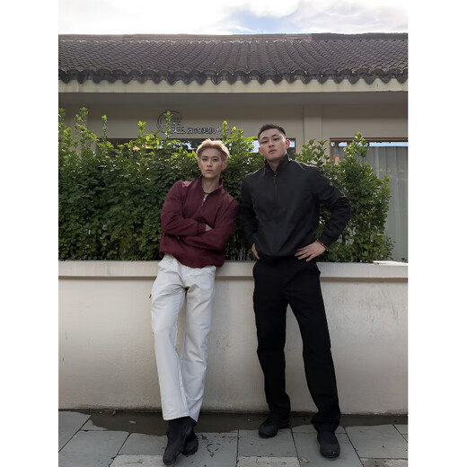 Muwei American-style GTAL stand-up collar and shoulder jacket for men in autumn, three-proof, tough and handsome, casual and high-end top jacket, black, 90% of buyers choose XL, recommended 140-160Jin Jin equals 0.5 kg