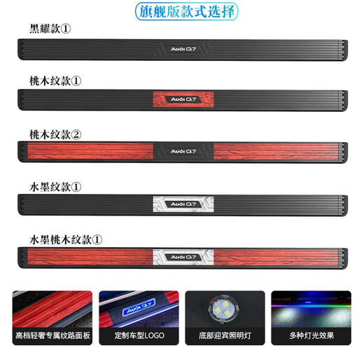 24 Ford Explorer Electric Pedal Ruijie L Ruiji Foot Pedal Side Pedal Raptor F150 Modified Ranger Flagship Mini Program Control Colorful Floodlight Floor Lamp (please note the model when ordering without lights_Ford Ruiji/20202024