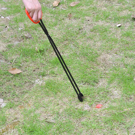 Jingkai coal cake clamp handmade iron pliers long handle flat head fire pliers garbage clamp garbage clamp environmentally friendly clamp picker 70CM